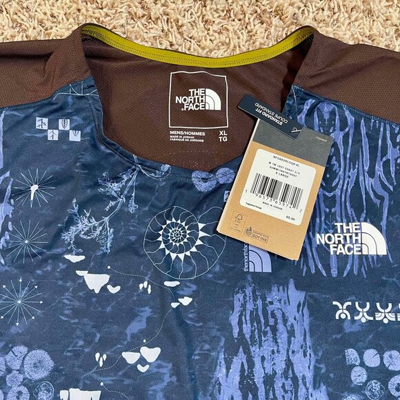 The North Face Men’s Trailwear Lost Coast Moisture Wicking T-Shirt Size XL (New) - Picture 4 of 13